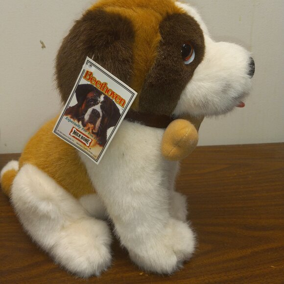 Dakin Beethoven St. Bernard Dog Milk Bone Promo Plush Stuffed Animal - Picture 3 of 11